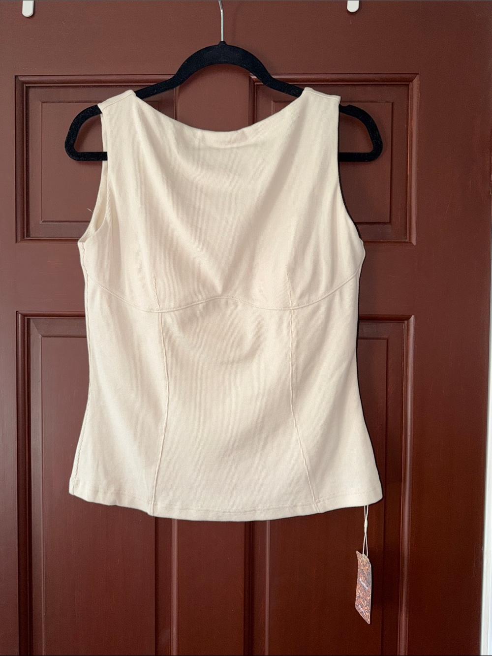 Sleeveless Cream Women's Top - Classic Tank